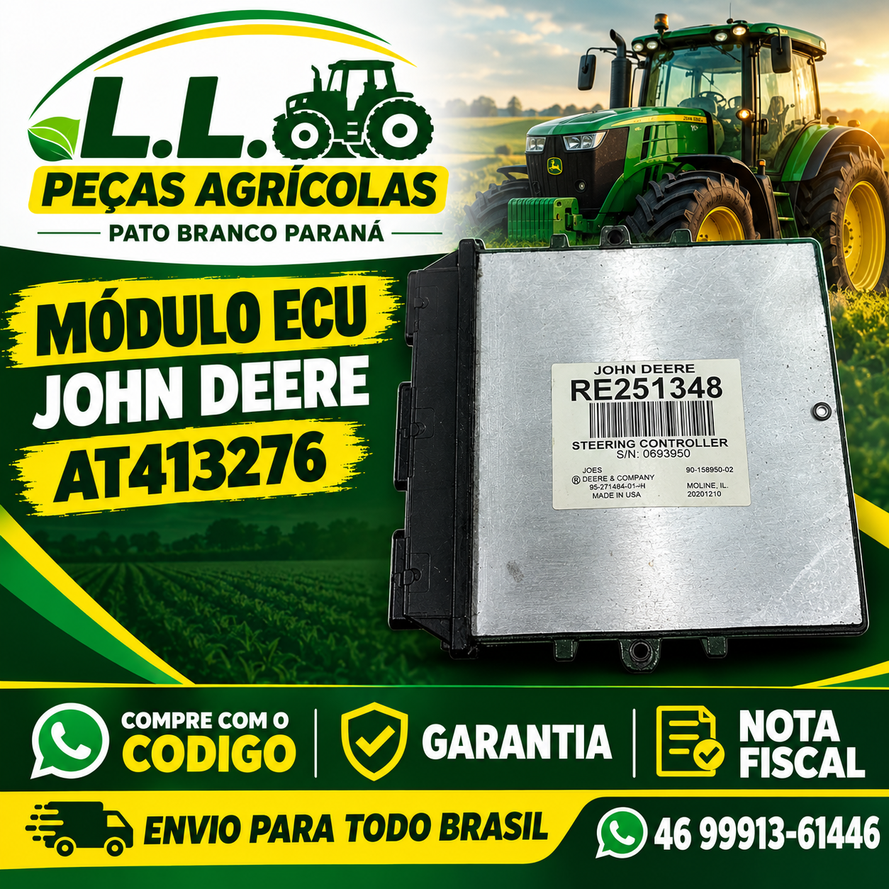 Módulo ECU John Deere AT413276